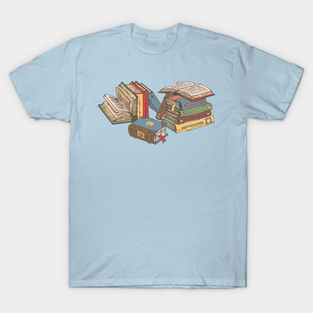 Books T-Shirt by deepfuze